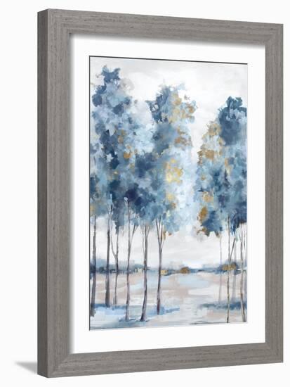 Navy Forest-Luna Mavis-Framed Art Print