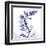 Navy Foxglove-Albert Koetsier-Framed Art Print