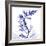 Navy Foxglove-Albert Koetsier-Framed Art Print