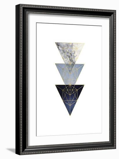 Navy Gold 3-Urban Epiphany-Framed Premium Giclee Print