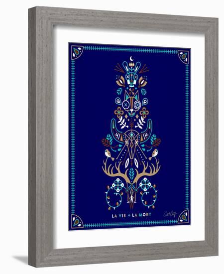 Navy LaMort-Cat Coquillette-Framed Art Print