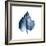 Navy Leaf Print 2-Kimberly Allen-Framed Art Print