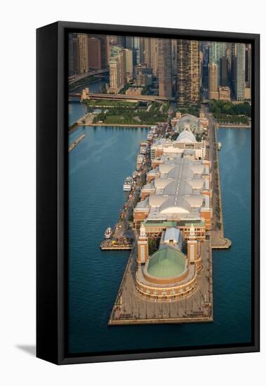 Navy Pier Aloft-Steve Gadomski-Framed Premier Image Canvas