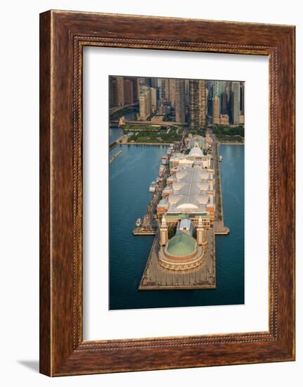 Navy Pier Aloft-Steve Gadomski-Framed Photographic Print