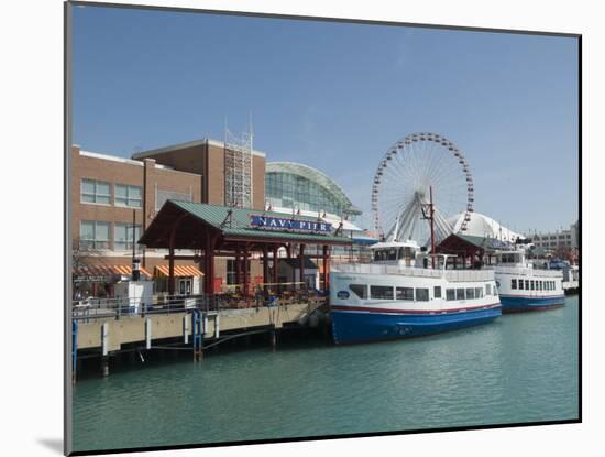 Navy Pier, Chicago, Illinois, United States of America, North America-Robert Harding-Mounted Photographic Print