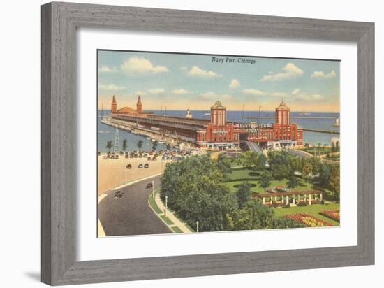 Navy Pier, Chicago, Illinois-null-Framed Art Print