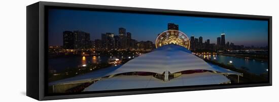 Navy Pier Chicago-Steve Gadomski-Framed Premier Image Canvas