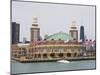 Navy Pier from Lake Michigan, Chicago, Illinois, United States of America, North America-Amanda Hall-Mounted Photographic Print