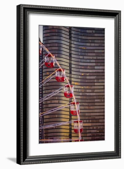 Navy Pier Wheel Chicago-Steve Gadomski-Framed Photographic Print