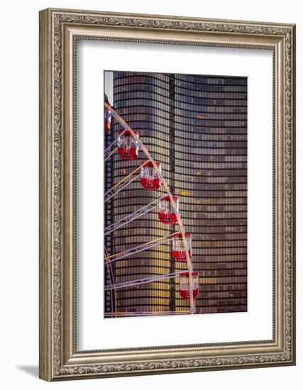 Navy Pier Wheel Chicago-Steve Gadomski-Framed Photographic Print