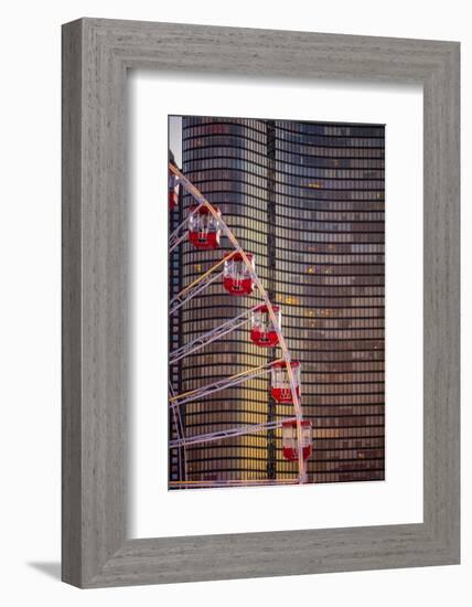 Navy Pier Wheel Chicago-Steve Gadomski-Framed Photographic Print