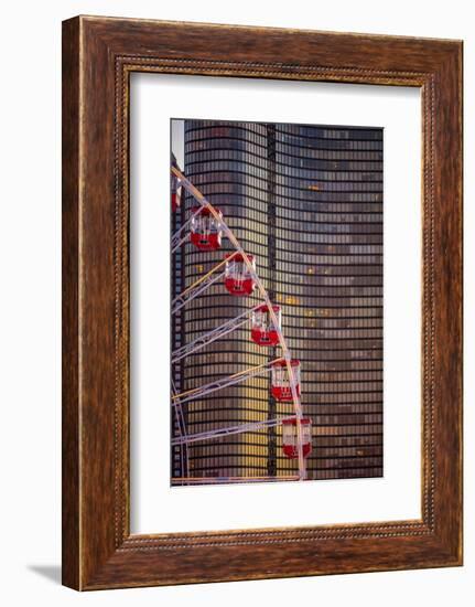 Navy Pier Wheel Chicago-Steve Gadomski-Framed Photographic Print