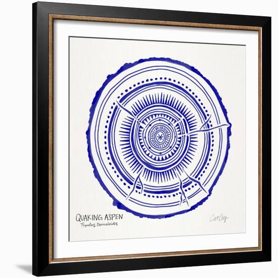 Navy Quaking-Cat Coquillette-Framed Giclee Print