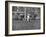 Navy Quaterback, George Welsh, Running, Grim-Faced, During Army-Navy Game-John Dominis-Framed Photographic Print