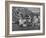 Navy Quaterback, George Welsh, Trying to Recover from Being Tackled, During Army-Navy Game-John Dominis-Framed Photographic Print
