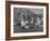 Navy Quaterback, George Welsh, Trying to Recover from Being Tackled, During Army-Navy Game-John Dominis-Framed Photographic Print