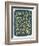 Navy Queen Anne Lace-Cat Coquillette-Framed Giclee Print