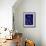 Navy Santa Fe Garden-Cat Coquillette-Framed Art Print displayed on a wall
