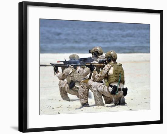 Navy SEALs Participate in a Capabilities Exercise-Stocktrek Images-Framed Photographic Print