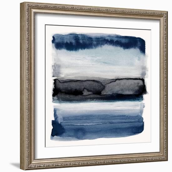 Navy Sky II-null-Framed Art Print