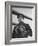 Navy Soldier Holding Camera-George Strock-Framed Photographic Print