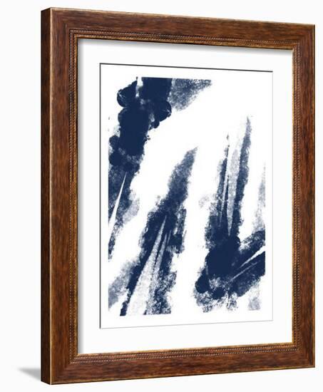 Navy Striking Seams 2-Marcus Prime-Framed Art Print