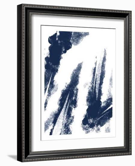 Navy Striking Seams 2-Marcus Prime-Framed Art Print
