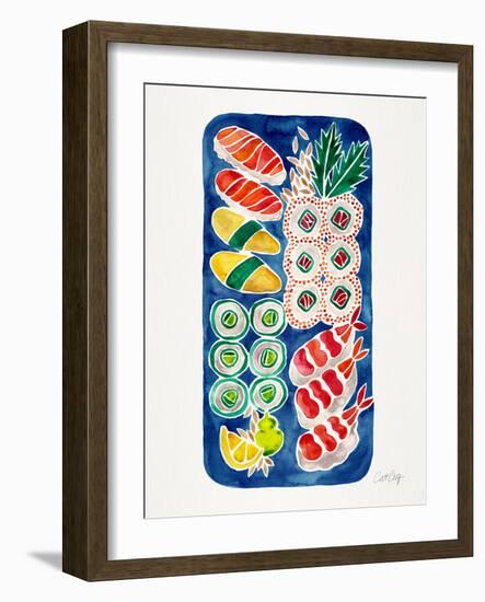 Navy Sushi-Cat Coquillette-Framed Giclee Print