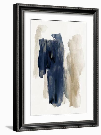 Navy Sweep-Sally Swatland-Framed Art Print