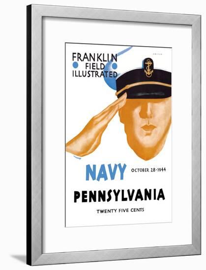 Navy vs. Pennslyvania-null-Framed Art Print