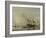 Navys Frigate Rotterdam on the Maas Off Rotterdam-Nicolaas Baur-Framed Art Print