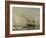 Navys Frigate Rotterdam on the Maas Off Rotterdam-Nicolaas Baur-Framed Art Print