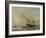 Navys Frigate Rotterdam on the Maas Off Rotterdam-Nicolaas Baur-Framed Art Print