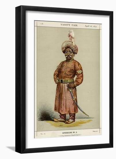 Nawab Mansur Ali-Alfred Thompson-Framed Art Print