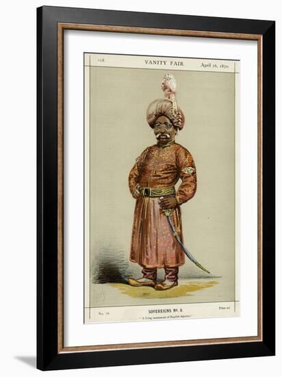 Nawab Mansur Ali-Alfred Thompson-Framed Art Print