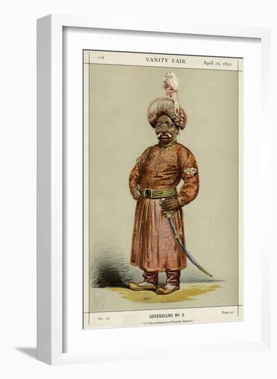 Nawab Mansur Ali-Alfred Thompson-Framed Art Print