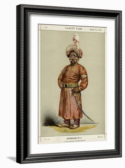 Nawab Mansur Ali-Alfred Thompson-Framed Art Print