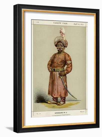 Nawab Mansur Ali-Alfred Thompson-Framed Art Print