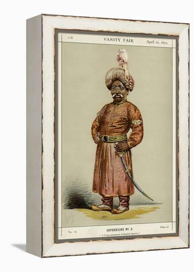 Nawab Mansur Ali-Alfred Thompson-Framed Stretched Canvas