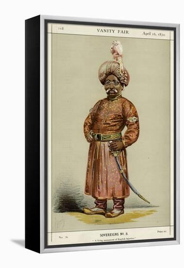 Nawab Mansur Ali-Alfred Thompson-Framed Stretched Canvas