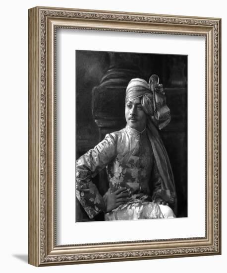 Nawab Mohammad Sawar Ali Khan of Kurwai-James Lafayette-Framed Giclee Print