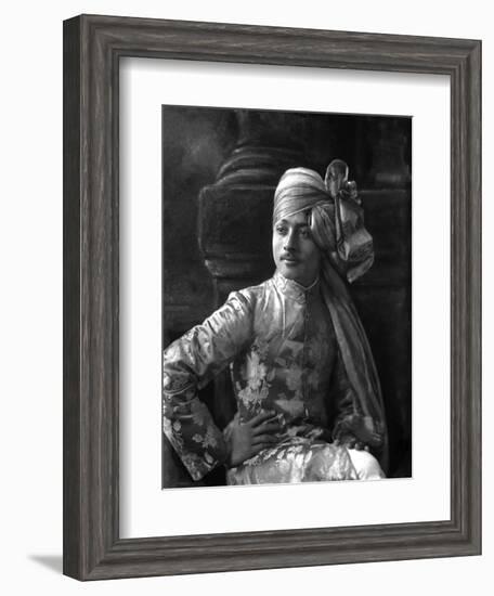 Nawab Mohammad Sawar Ali Khan of Kurwai-James Lafayette-Framed Giclee Print