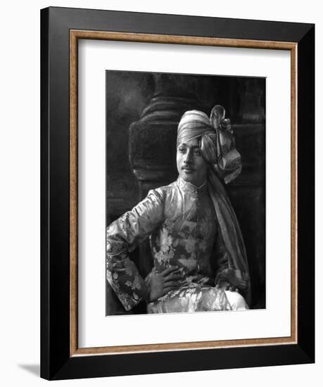 Nawab Mohammad Sawar Ali Khan of Kurwai-James Lafayette-Framed Giclee Print