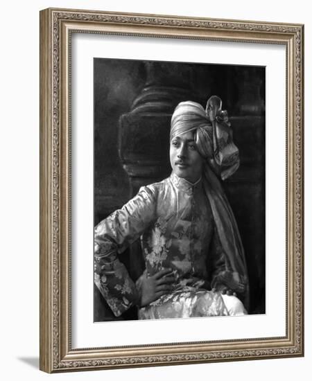 Nawab Mohammad Sawar Ali Khan of Kurwai-James Lafayette-Framed Giclee Print