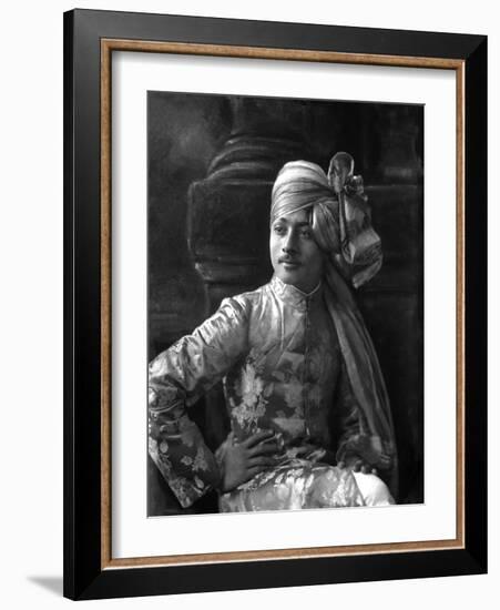 Nawab Mohammad Sawar Ali Khan of Kurwai-James Lafayette-Framed Giclee Print