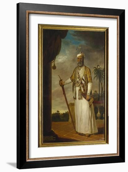 Nawab of Arcot and the Carnatic, India-Tilly Kettle-Framed Giclee Print