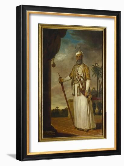 Nawab of Arcot and the Carnatic, India-Tilly Kettle-Framed Giclee Print