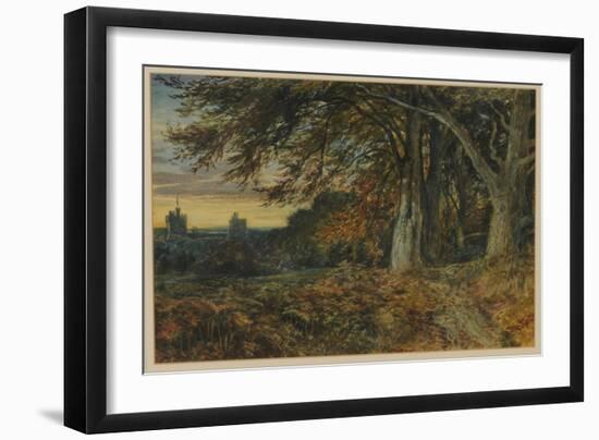 Naworth Castle, 1840-45-Samuel Bough-Framed Giclee Print