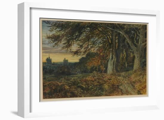 Naworth Castle, 1840-45-Samuel Bough-Framed Giclee Print