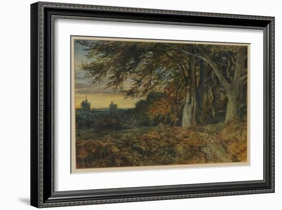 Naworth Castle, 1840-45-Samuel Bough-Framed Giclee Print